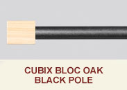 oak black pole