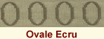 Ovale Ecru