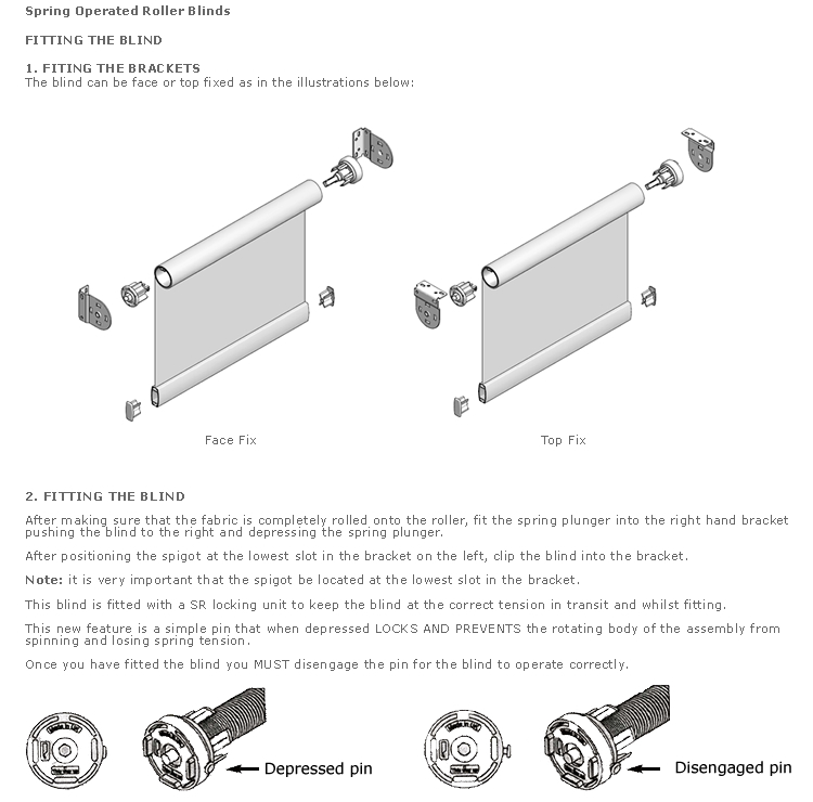 How to Install Spring Blinds